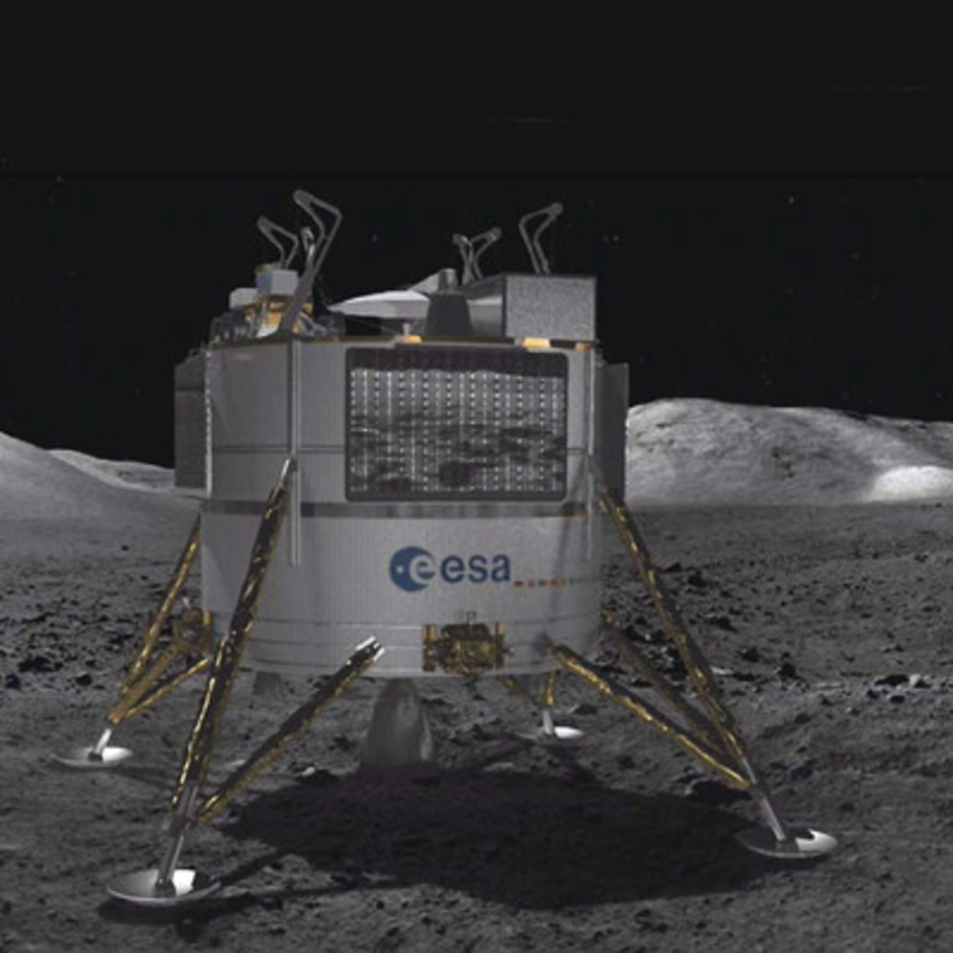Et ubemandet fragtfartøj skal bringe forsyninger til månebasen.