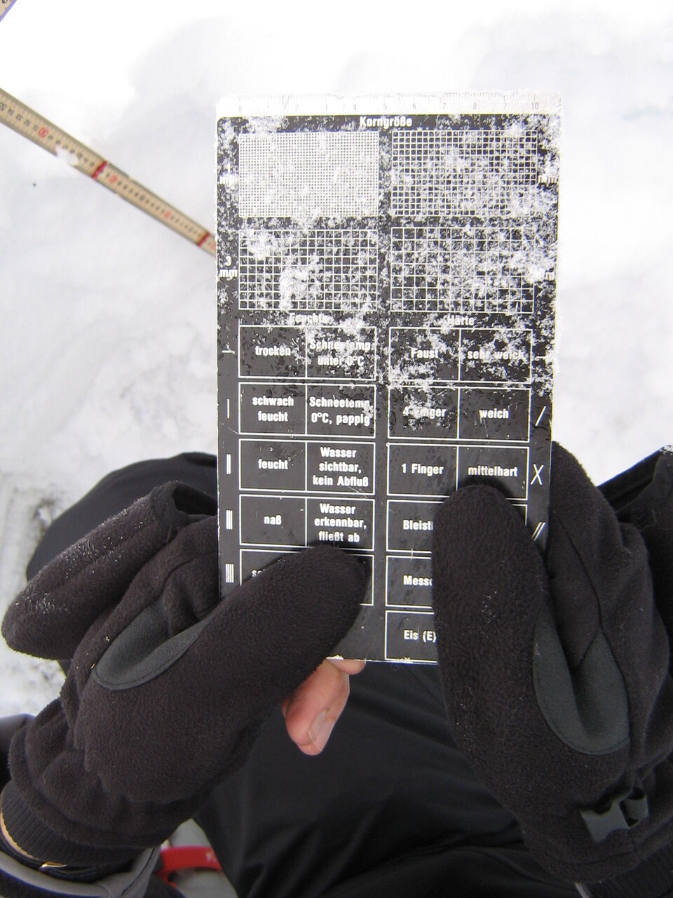 Documenting snow properties