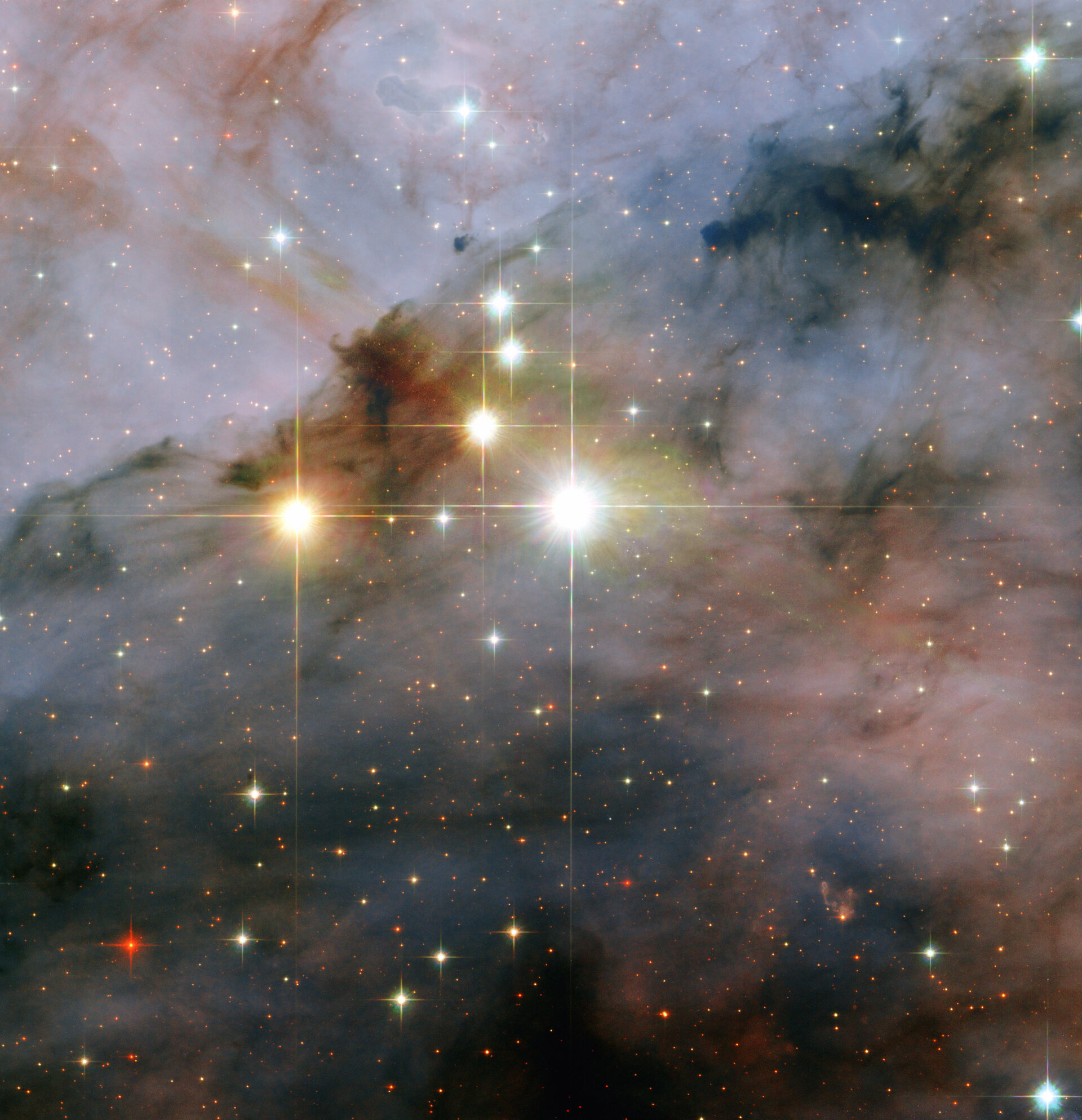 Estrellas gigantes vistas por el Hubble