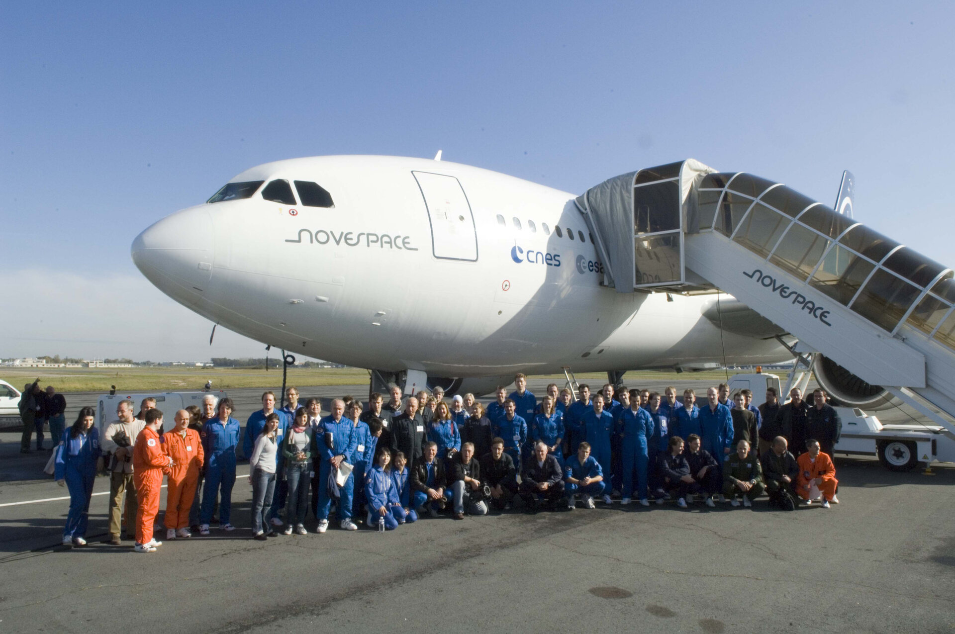 'Zero-G' returns to Bordeaux-Mérignac airport at the end of the first flight day