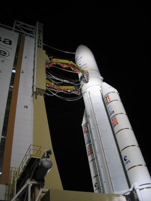 Ariane 5 ECA V186 on pad