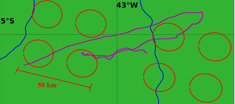 Balloon trajectory under IASI swath