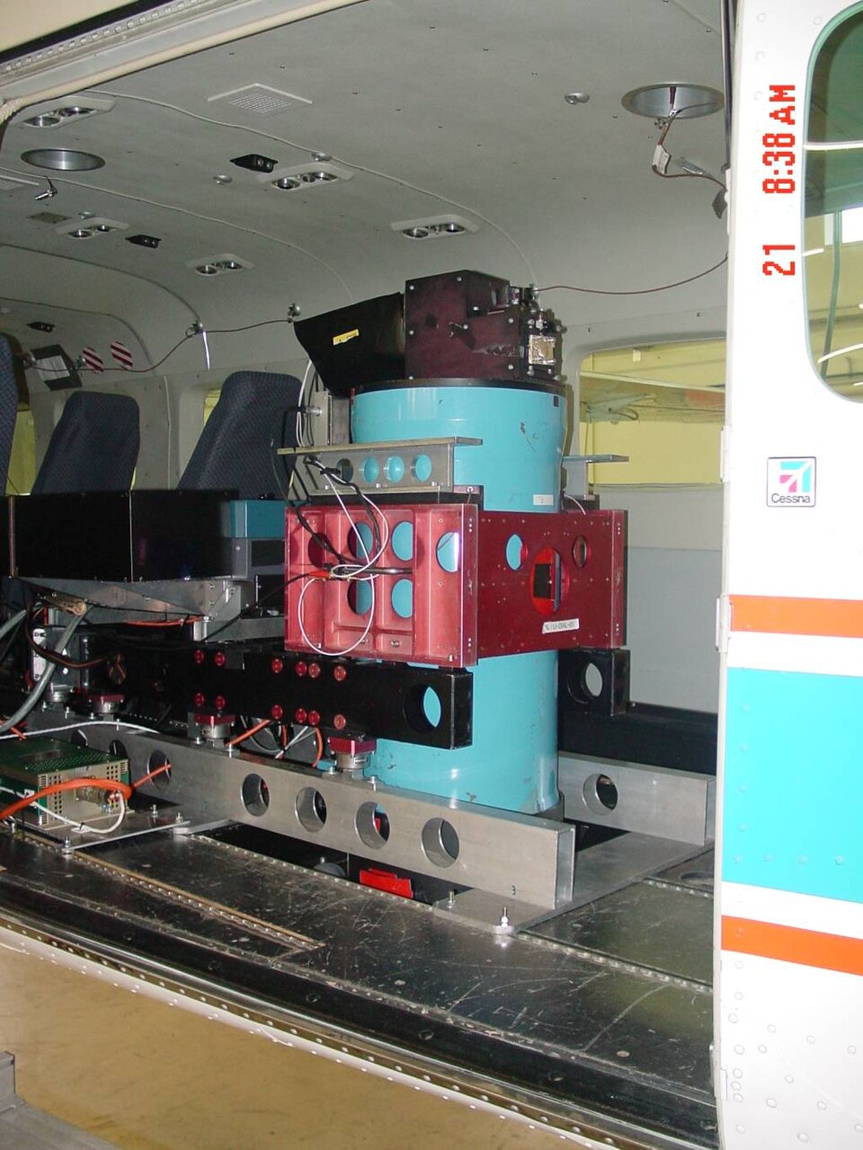 Laser system on DLR aircraft