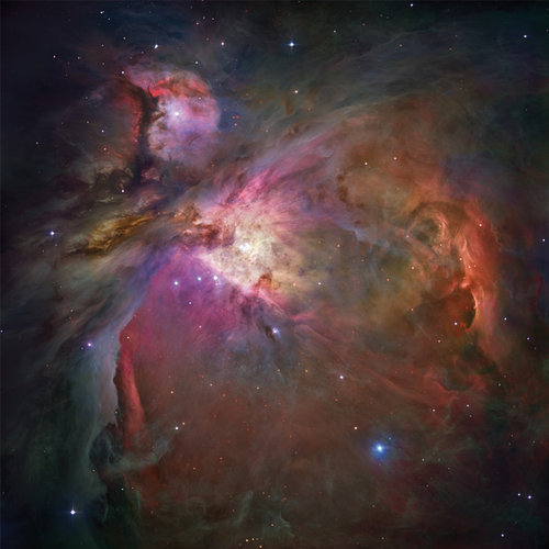 A dramatic view of the Orion Nebula