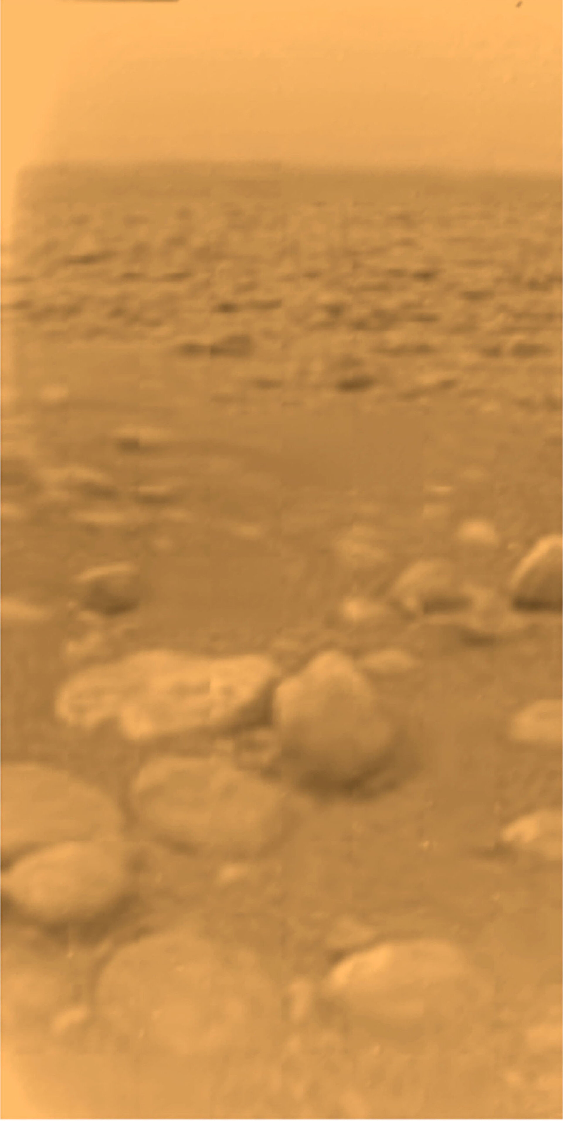 First image of Titan's surface