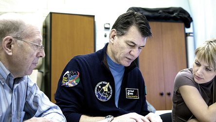 Soyuz system training for Paolo Nespoli at Star City