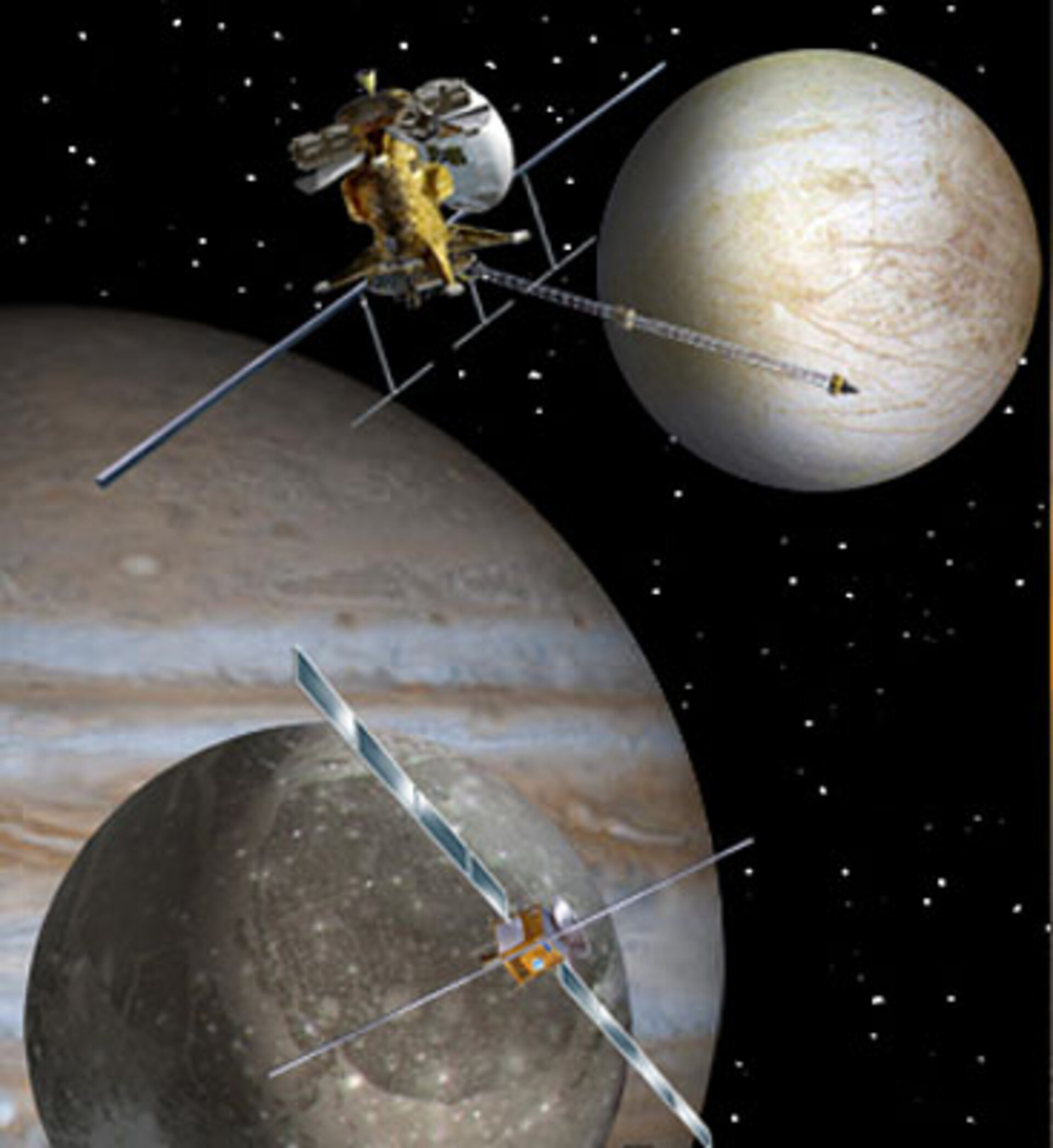 ESA og NASAs prosjekt til Jupiter-systemet