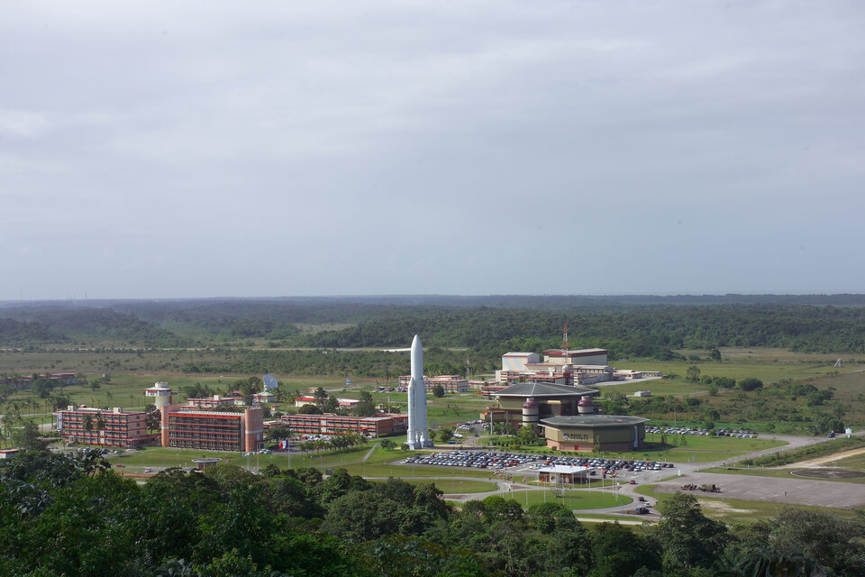 ESAs rombase på Kourou i Fransk Guyana