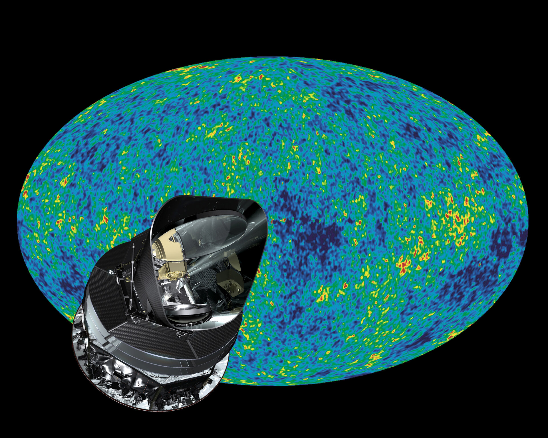 Planck will chart the sharpest map of the CMB in its range of wavelengths