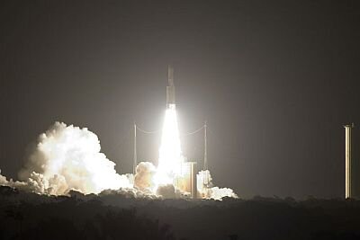 Ariane 5 tok med seg fire satellitter opp i rommet