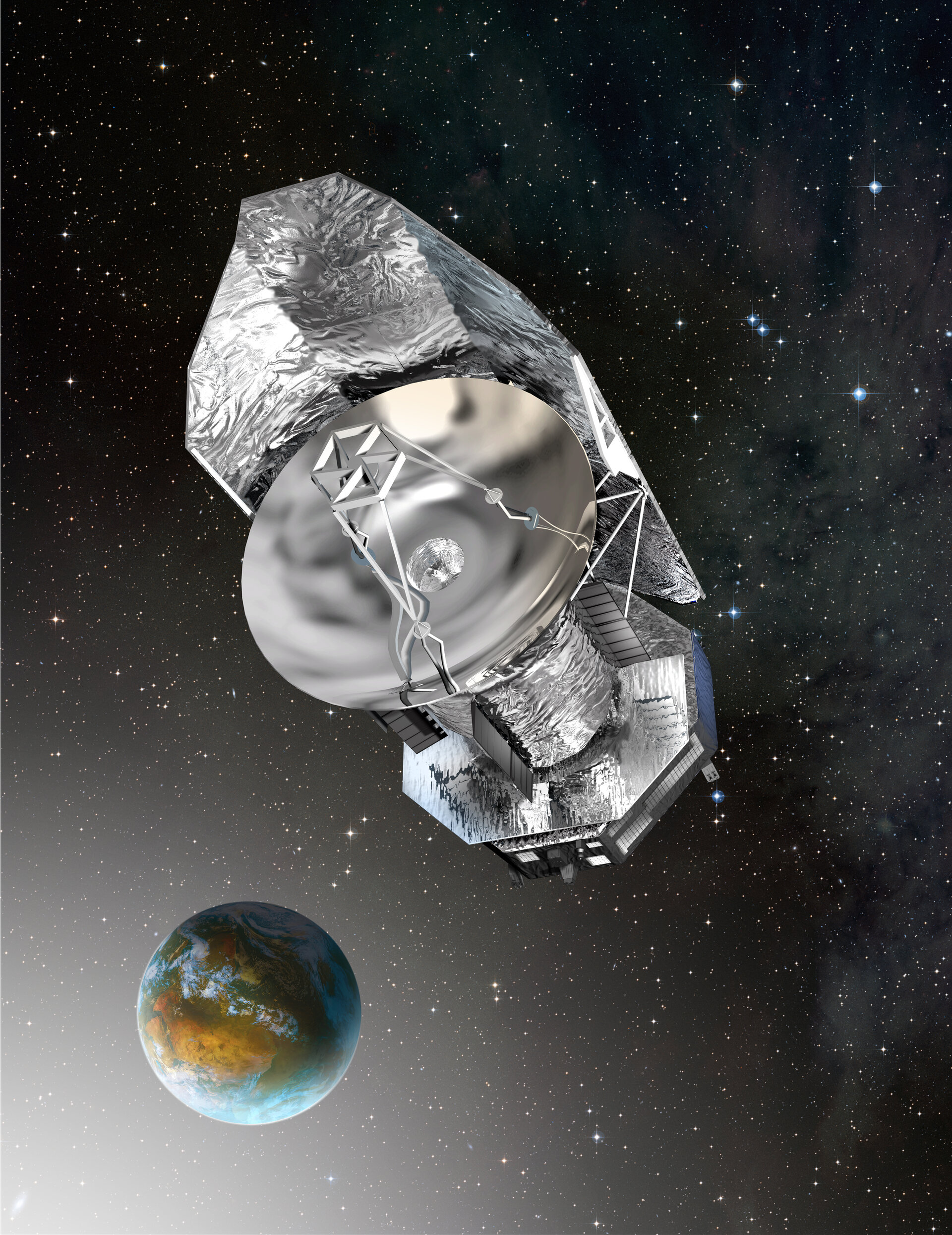 Artist concept of the Herschel spacecraft