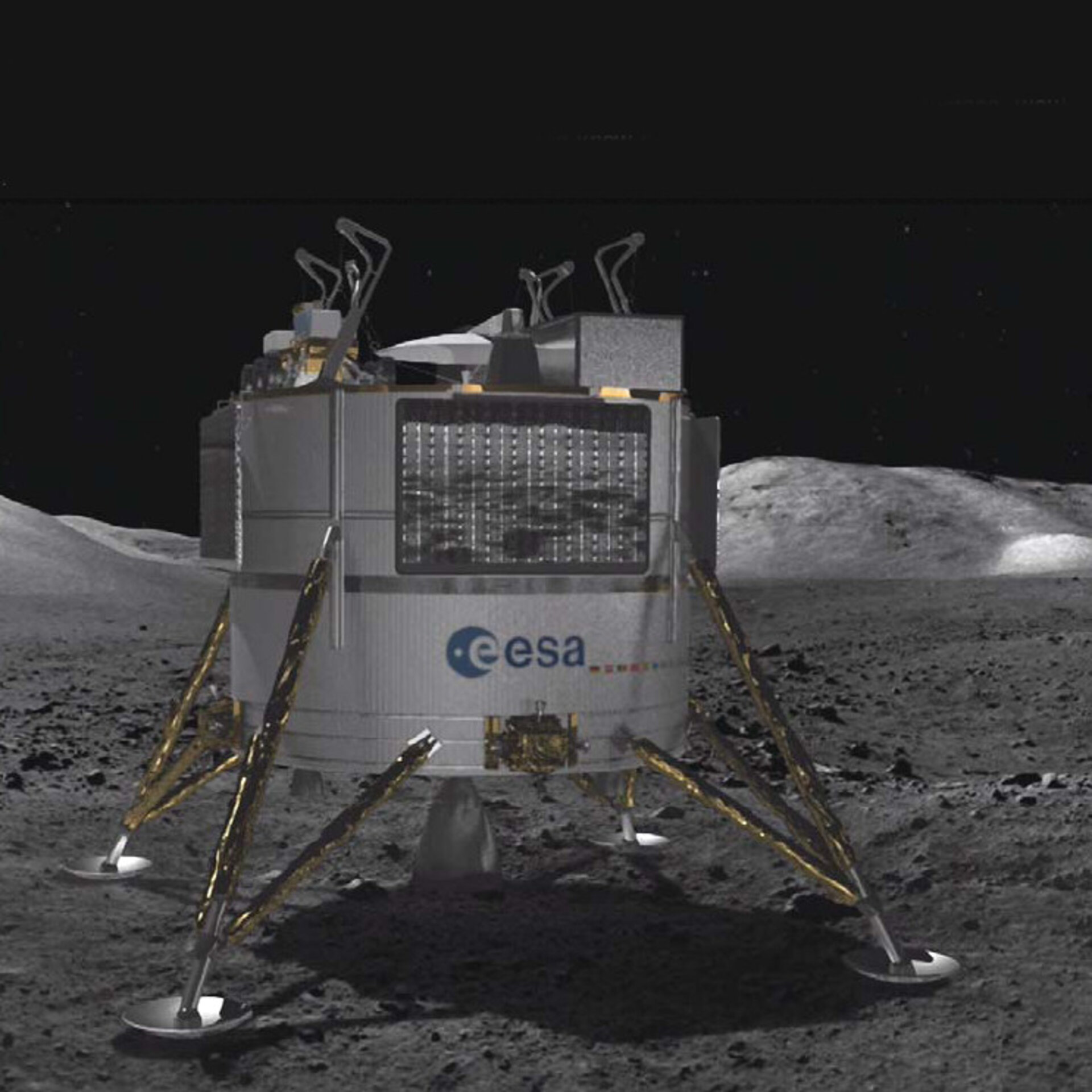 ESAs månelander skal levere forsyninger