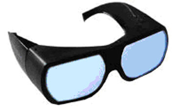 Glasses used in CDF for 3D vision