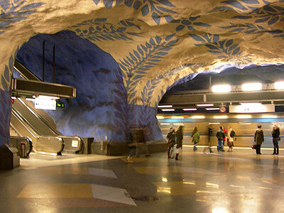 Stockholm central metro station