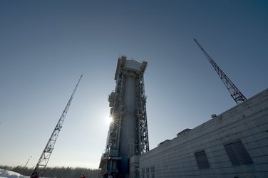 Tower at launch pad