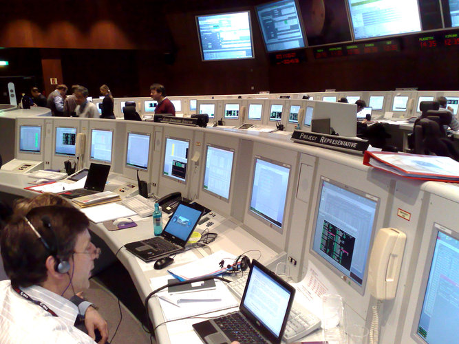 View in ESOC's Main Control Room