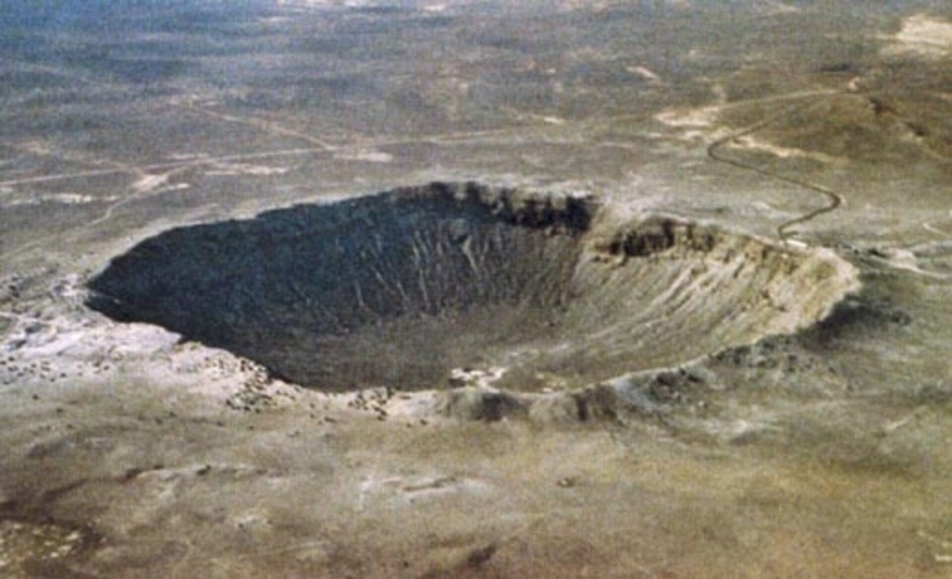 Crater de un meteoro