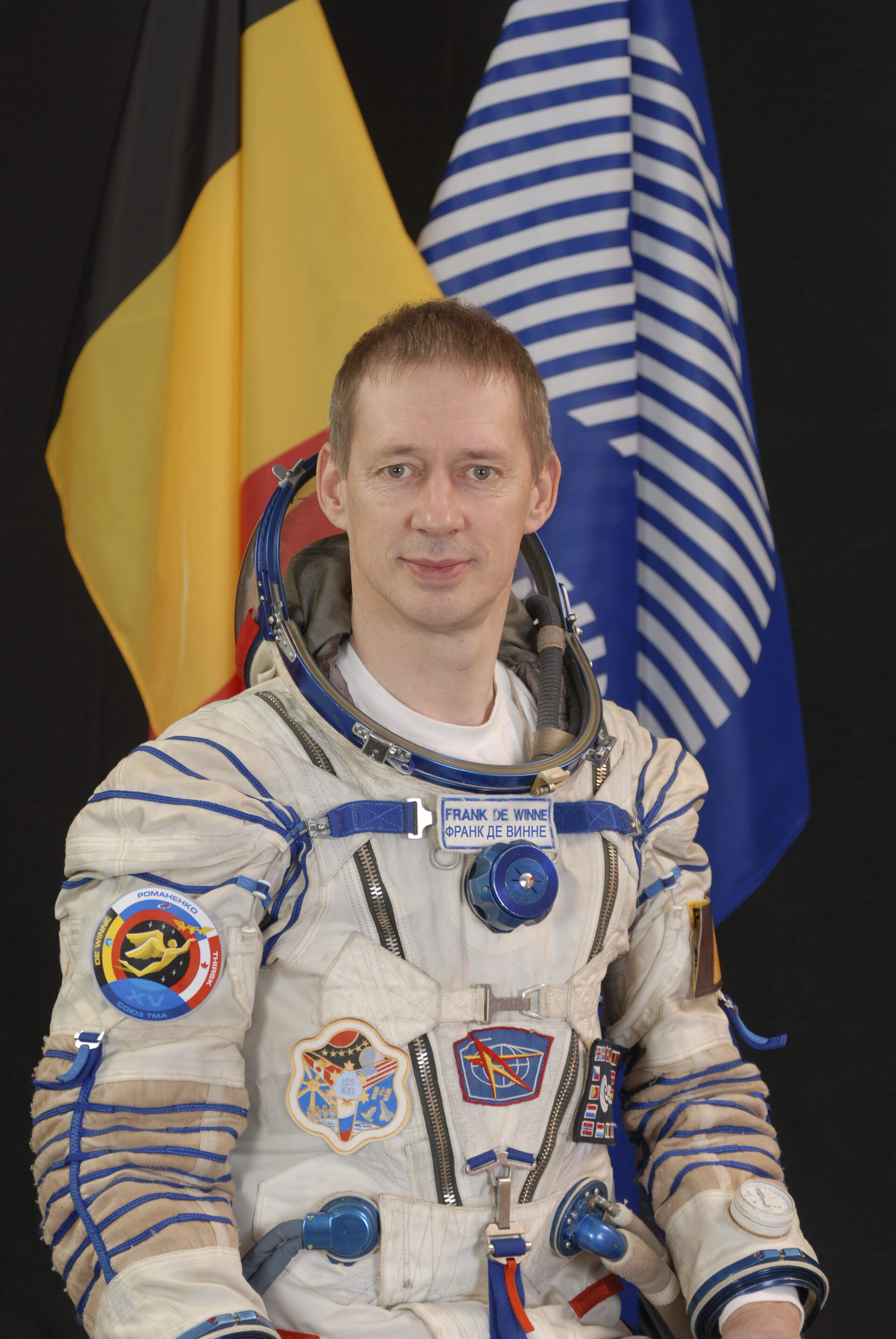 El astronauta de la ESA Frank De Winne