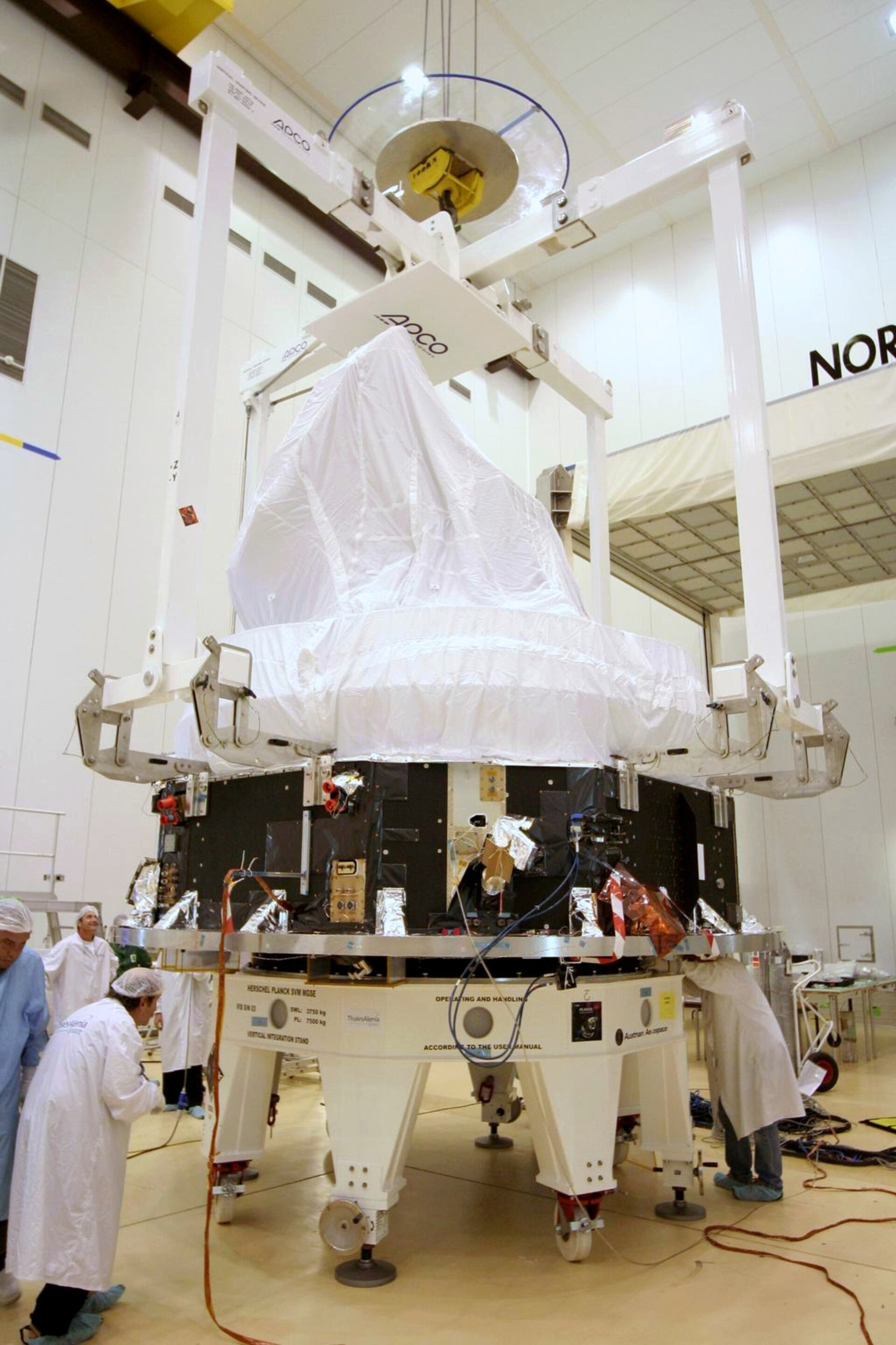 Planck in a cleanroom