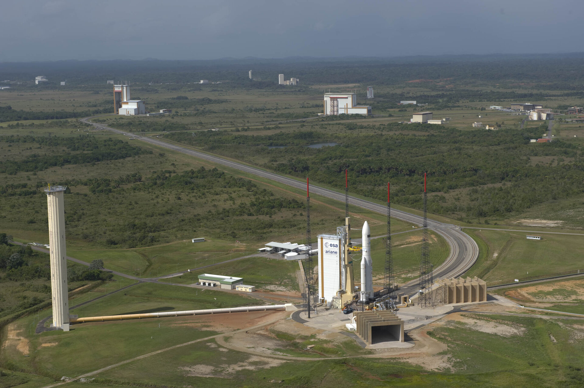 Ariane 5 enclosing Herschel and Planck