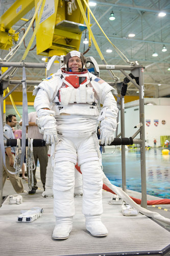 ESA astronaut Christer Fuglesang is ready for spacewalk training