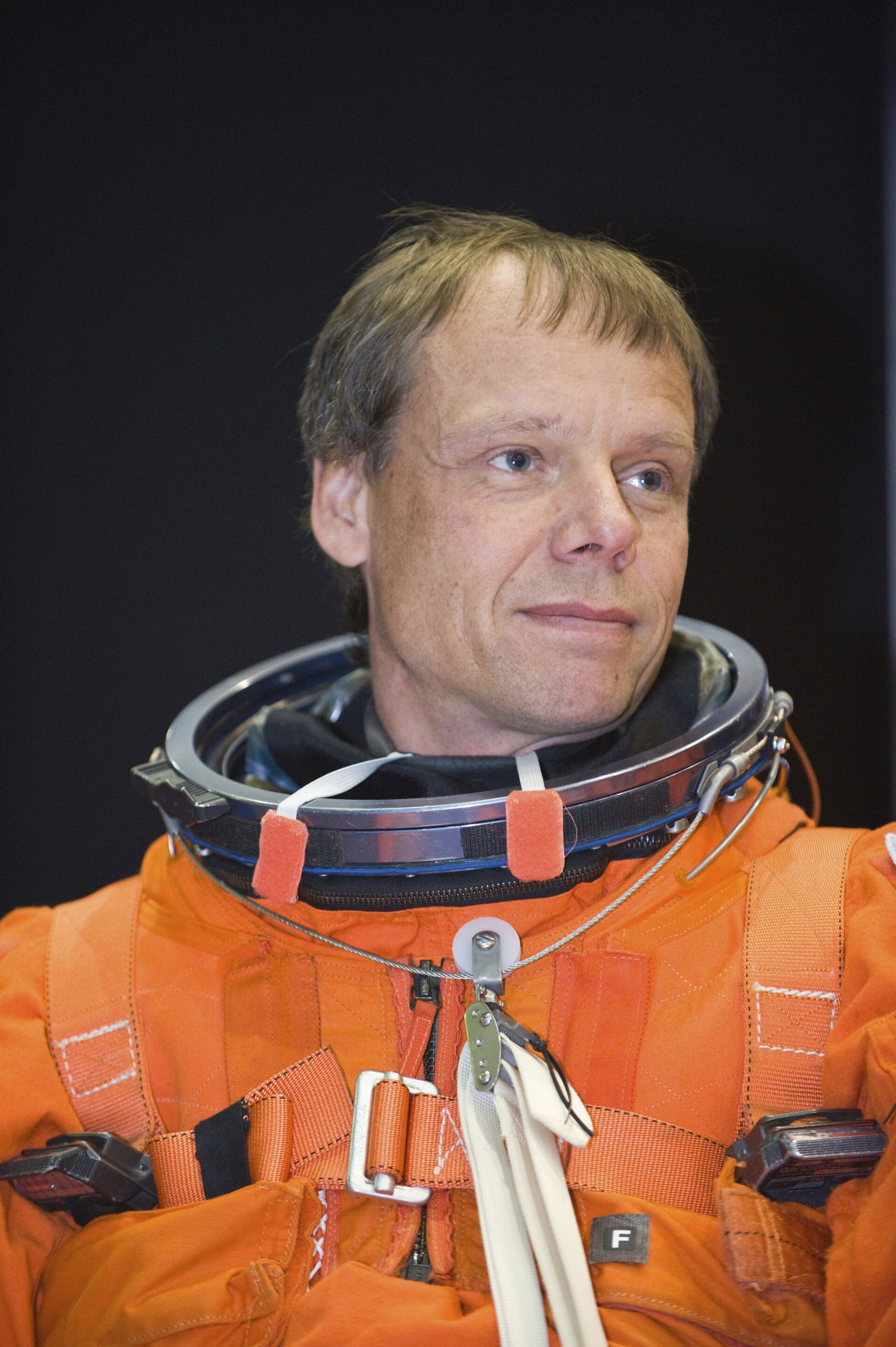 ESA astronaut Christer Fuglesang during STS-128 preflight training