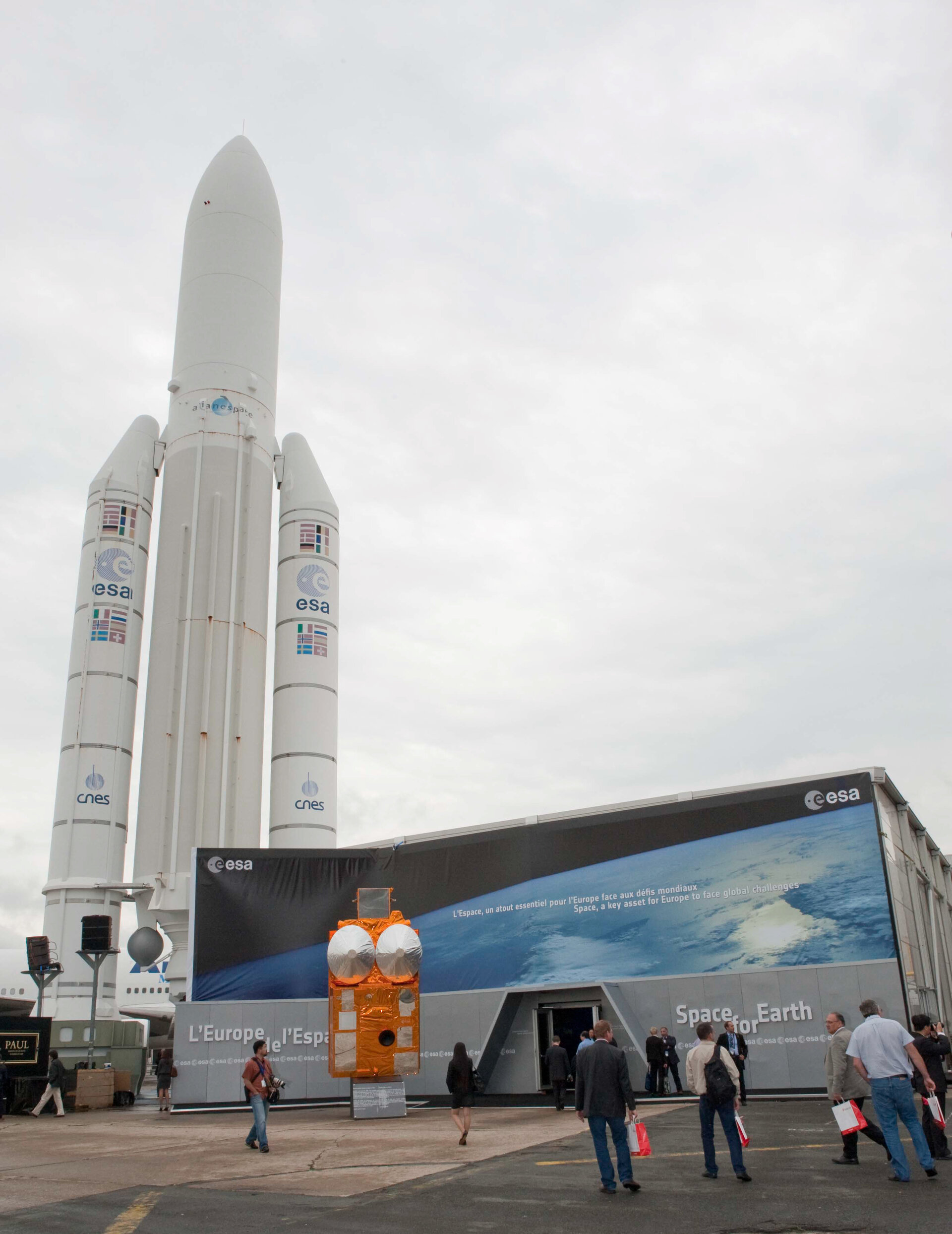 External view of the ESA Pavilion, Paris Air Show