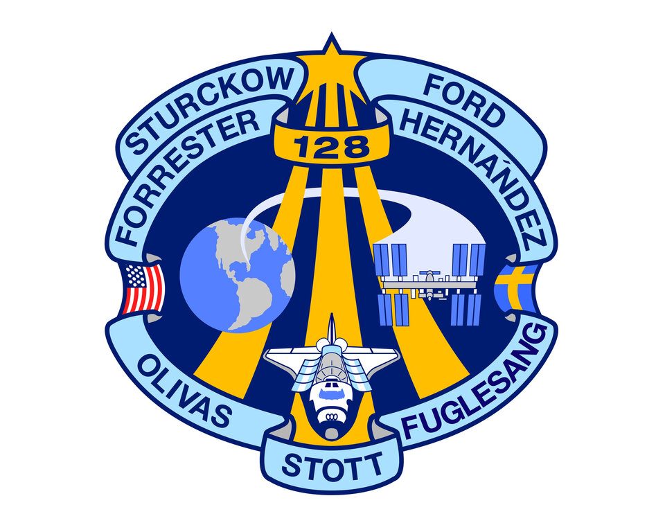 Escudo de la misión STS-128