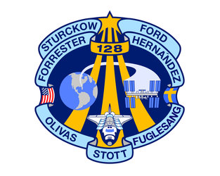 The STS-128 mission patch