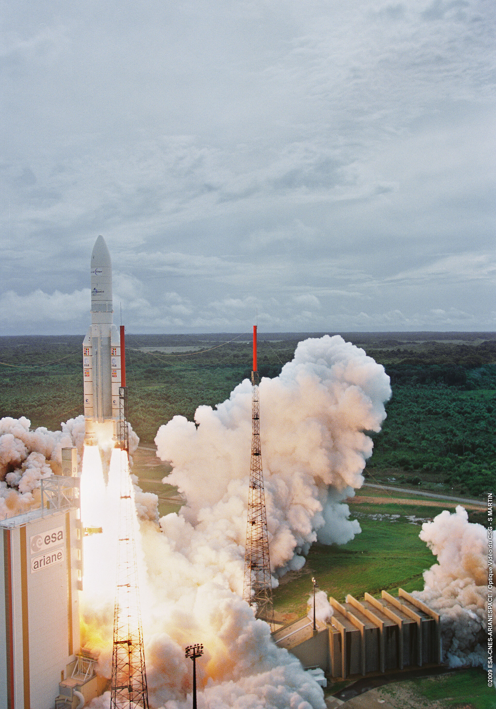 Ariane 5 ECA V189 liftoff