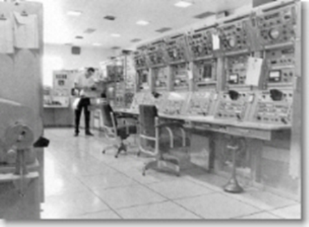 Maspalomas station control room in the 1960s