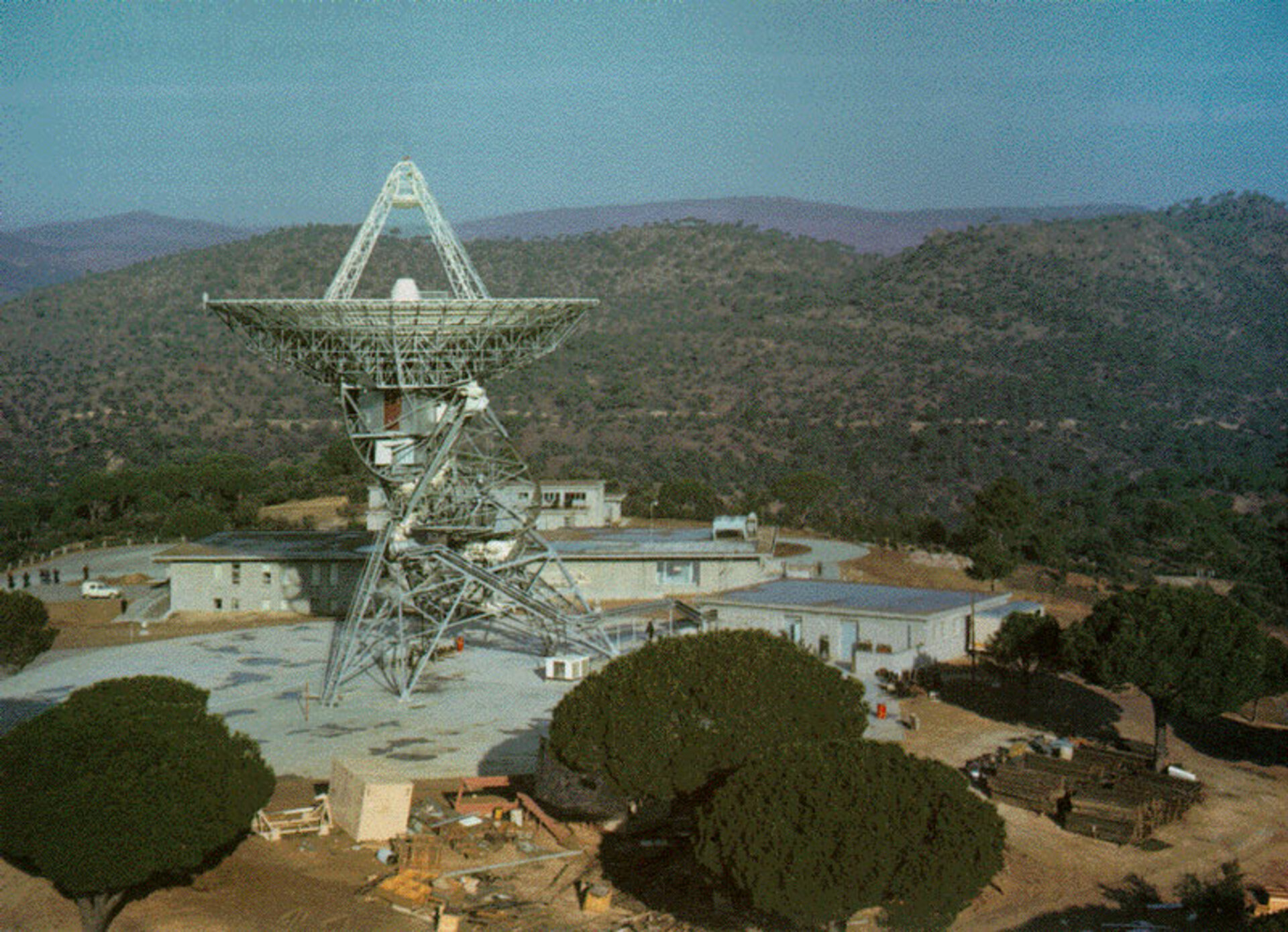 NASA DSN 31 station at Cebreros in the 1970s