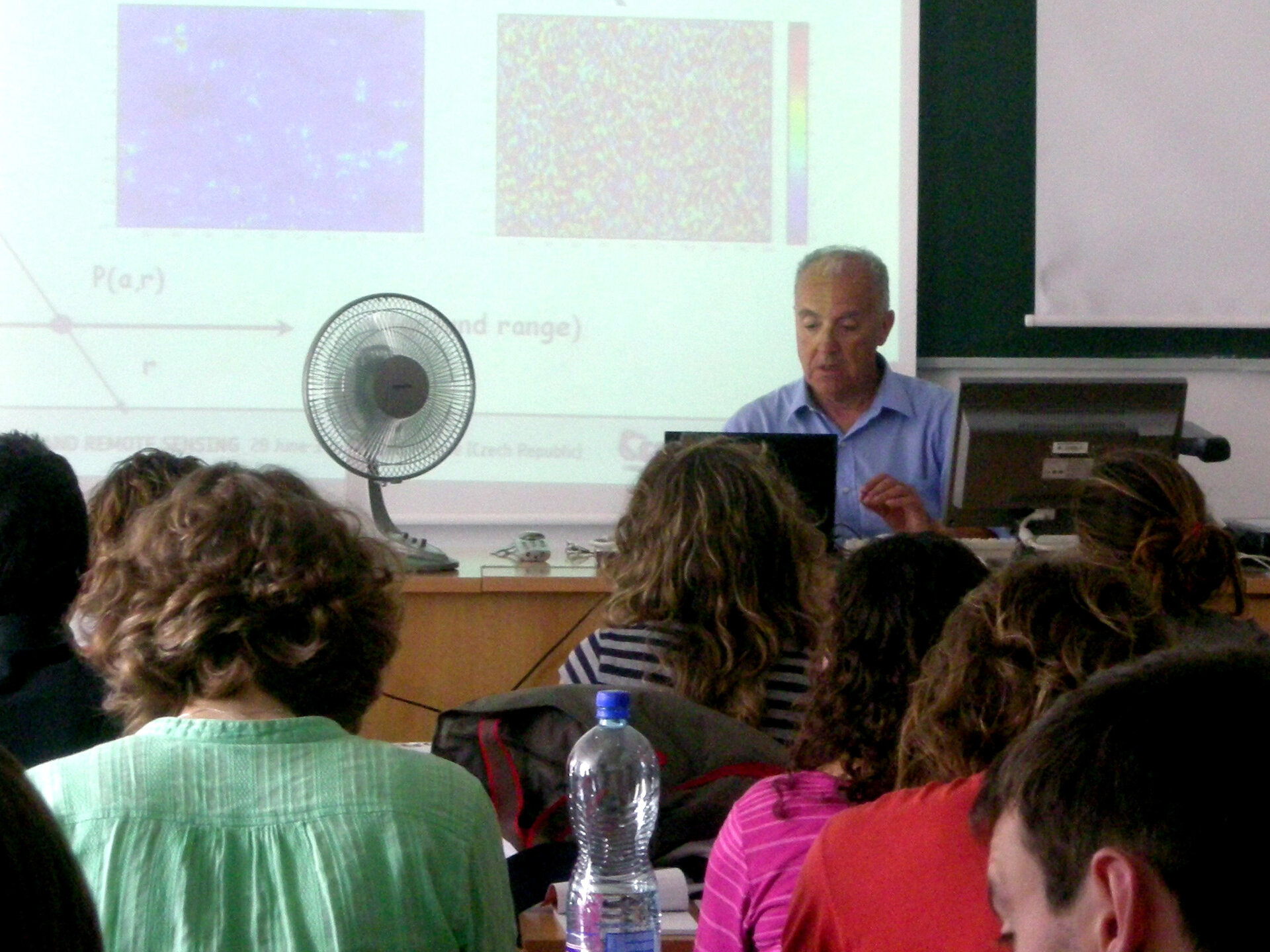 Prof. Rocca during a lecture