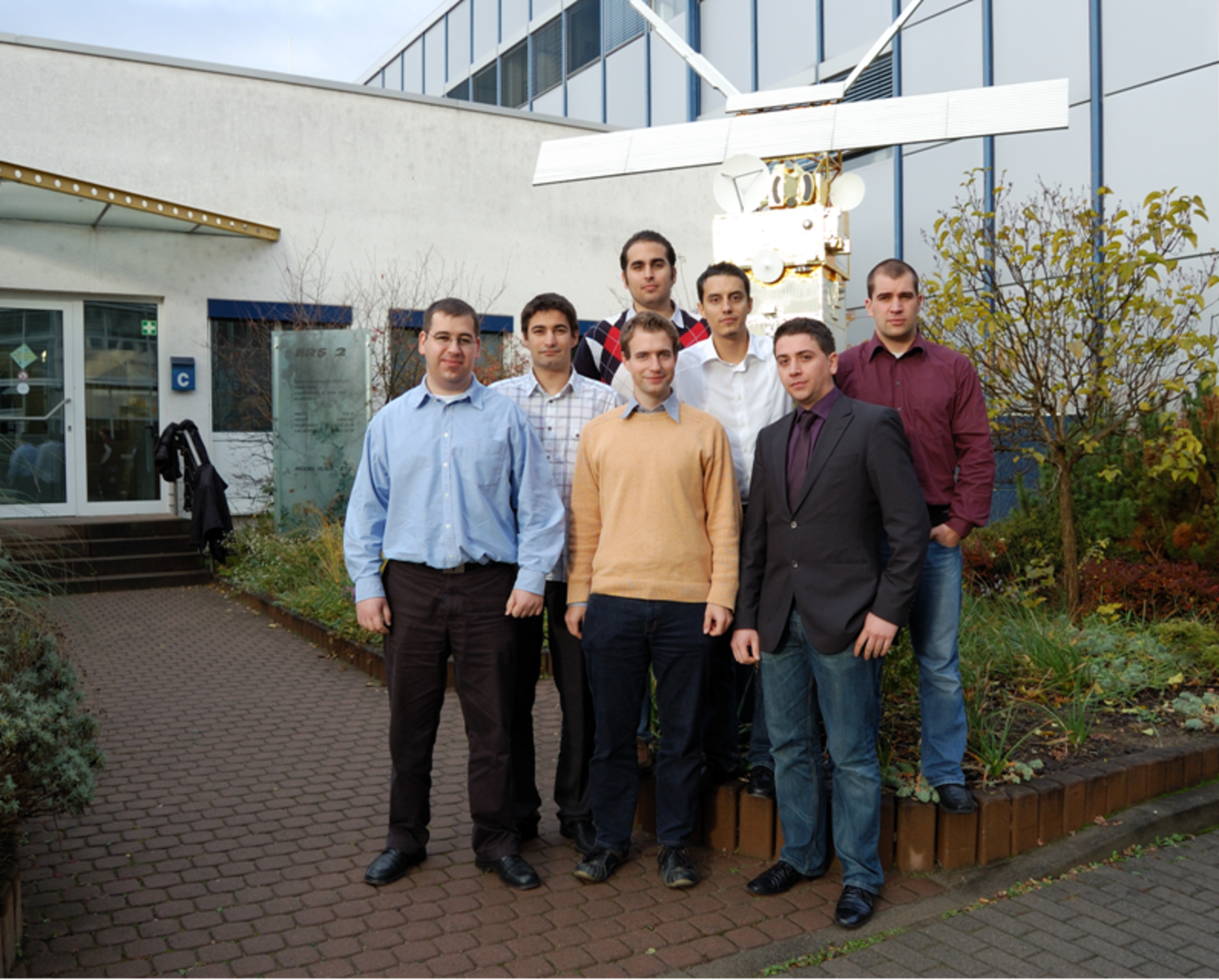 Verimatic’s team with founder Matthias Siegel (front row, at the right)