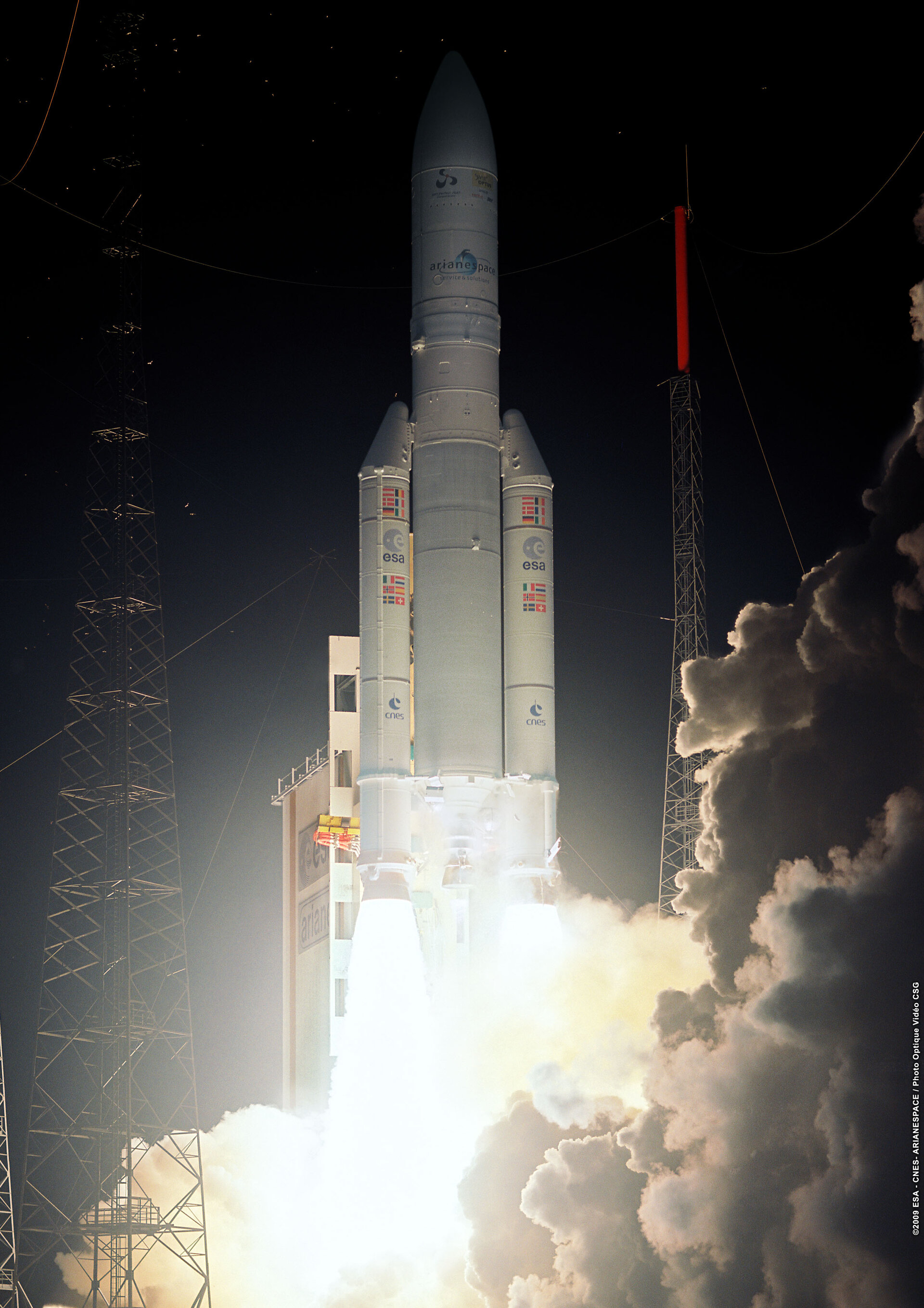 Ariane 5 flight V190 liftoff