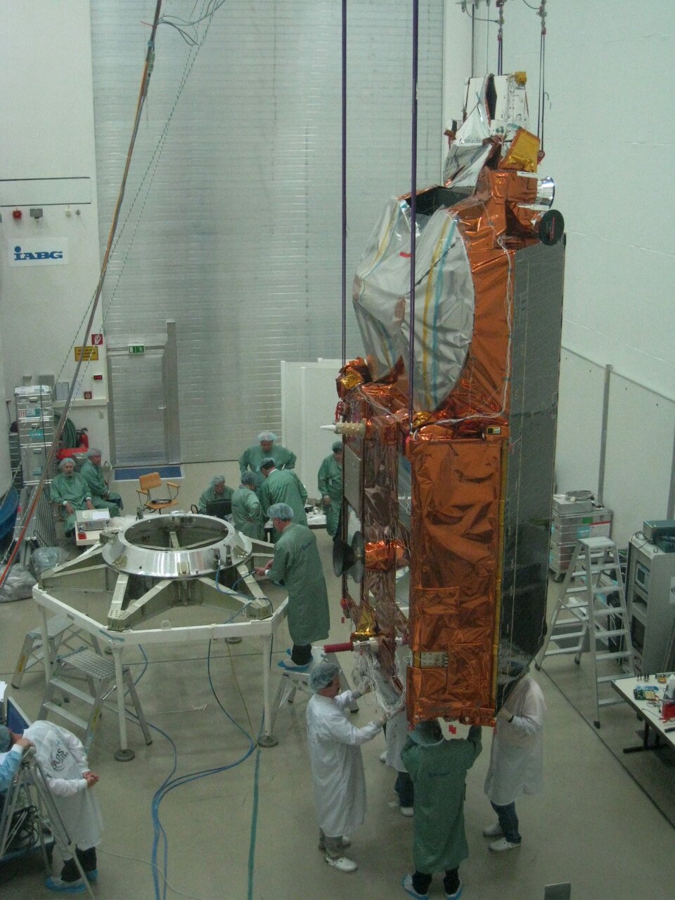 CryoSat-2 v průběhu testování