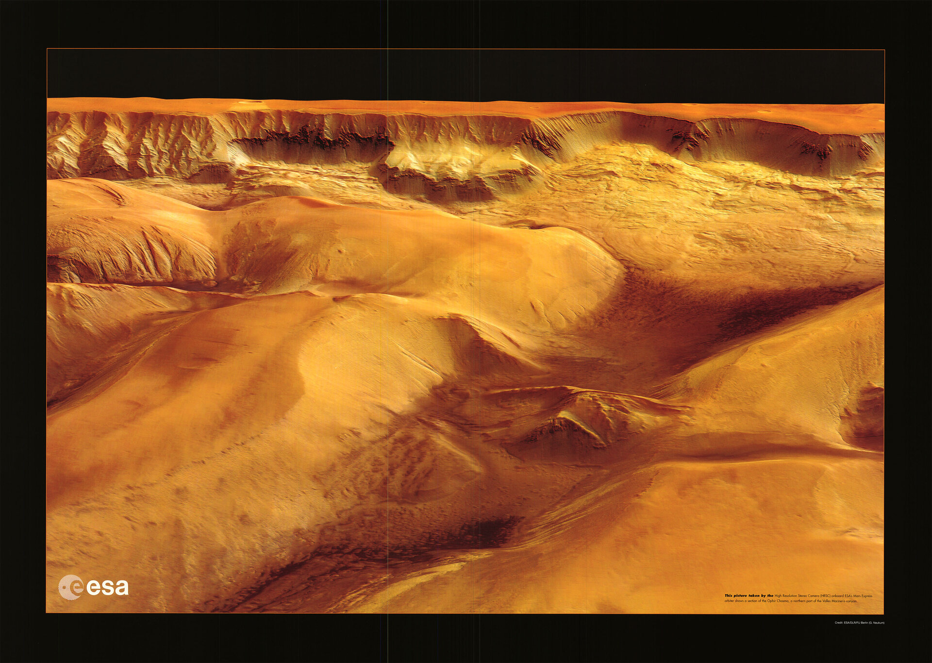 Mars Express HRSC Ophir Chasma 2004