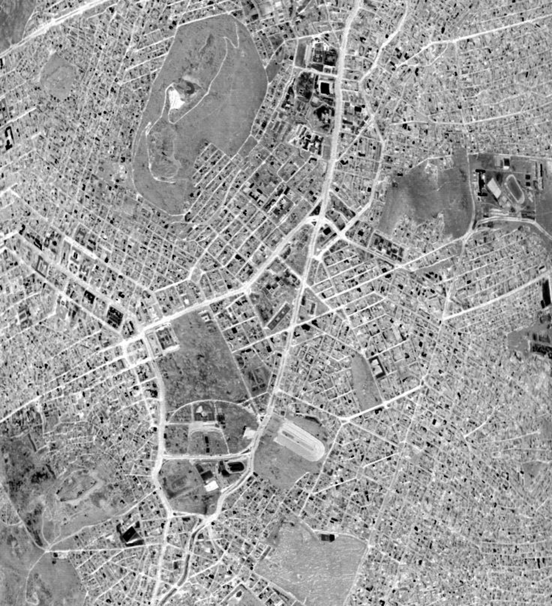 Thermal image of Athens