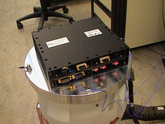 Flight unit of the COROT data processing unit under test