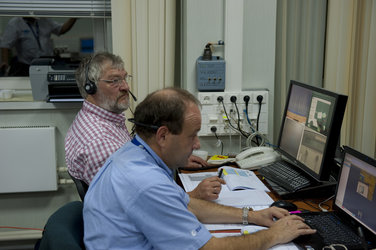 Achim Hahne and Francois Cave during countdown rehearsal