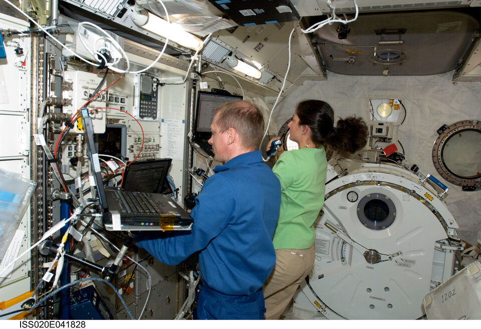 … desde la Estación Espacial Internacional