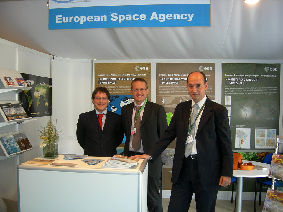 ESA exhibition booth