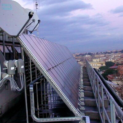 Satellite data validating solar cell operation