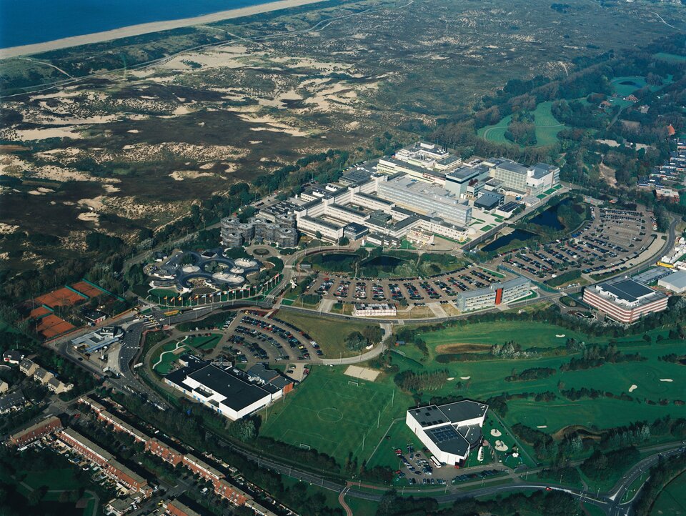 Aerial view of ESTEC