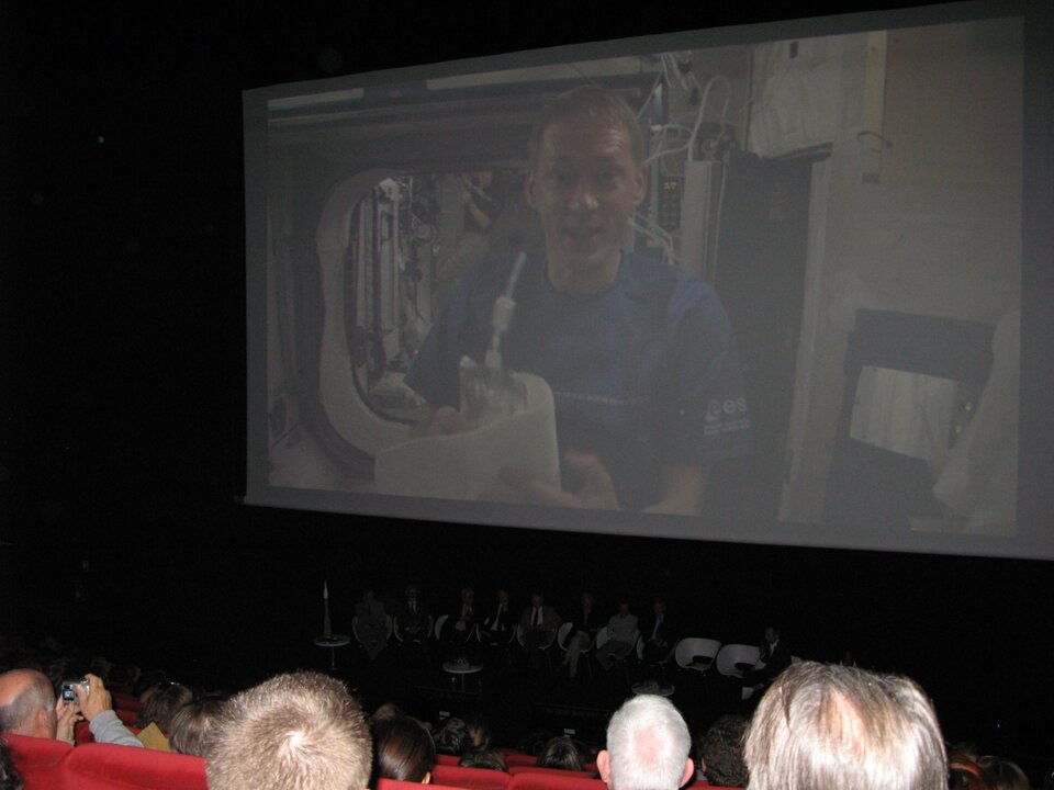 Franck de Winne était en direct de la Station spatiale internationale