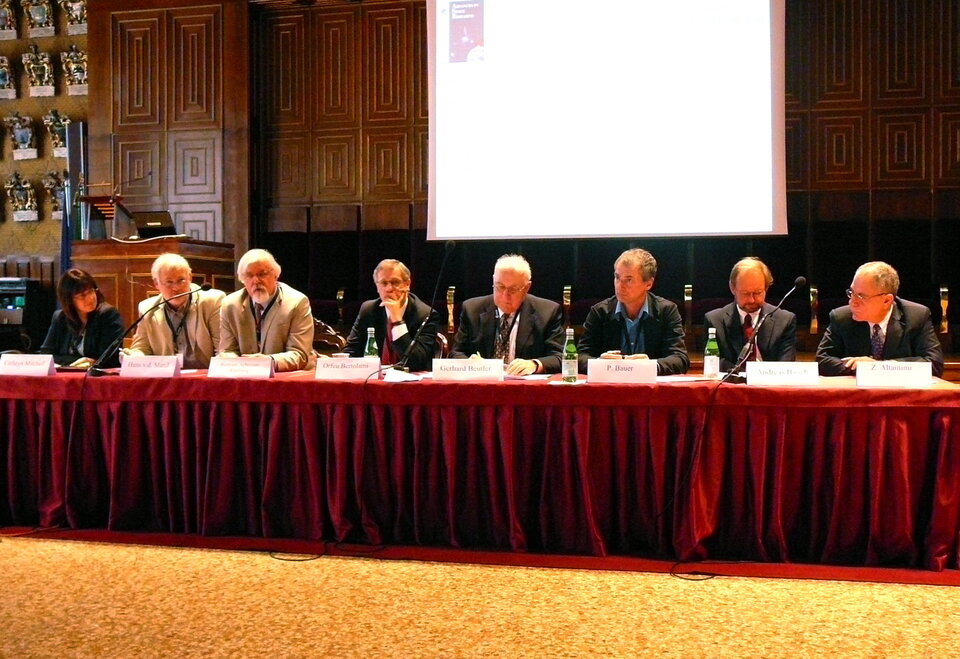Panel members at the closing round table discussion
