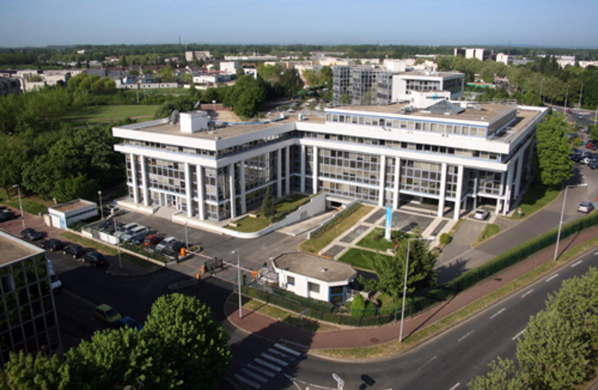 Das Arianespace-Hauptquartier in Evry-Courcouronnes