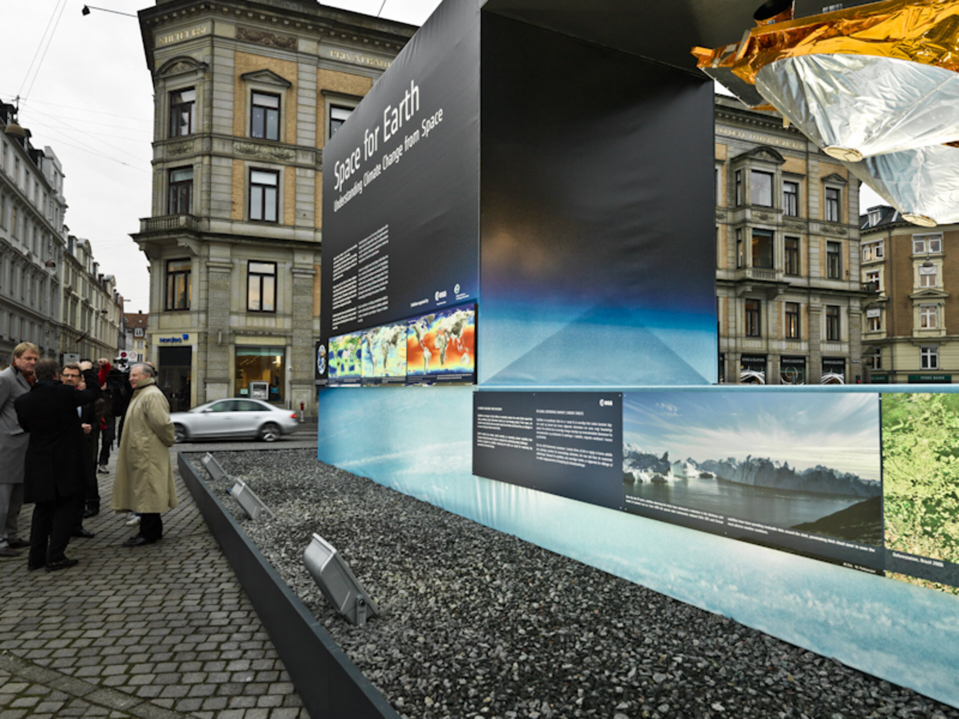 ESA's exhibit at Kongens Nytorv