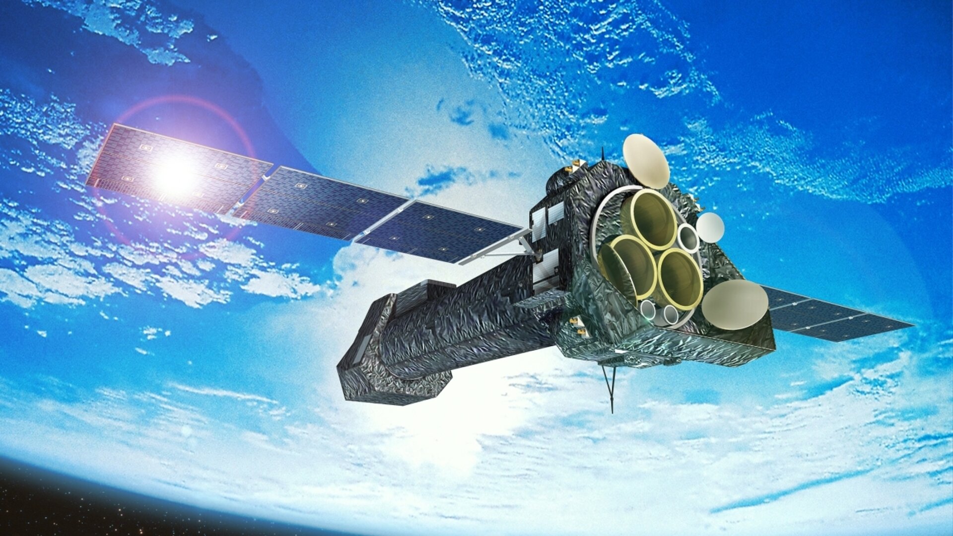 Ο δορυφόρος XMM-Newton σε τροχιά
