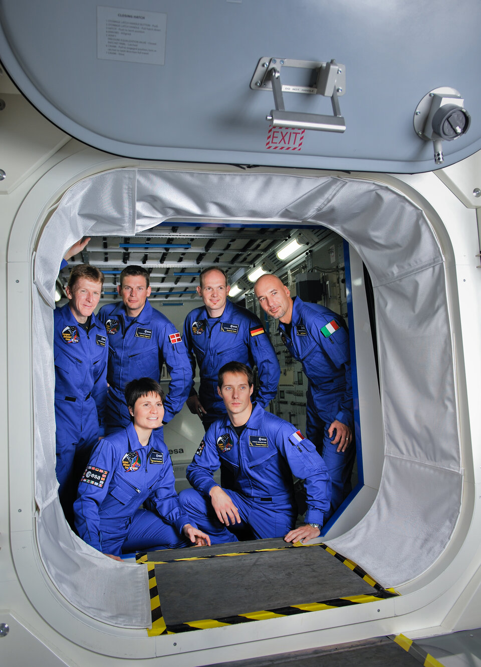 Os novos astronautas europeus